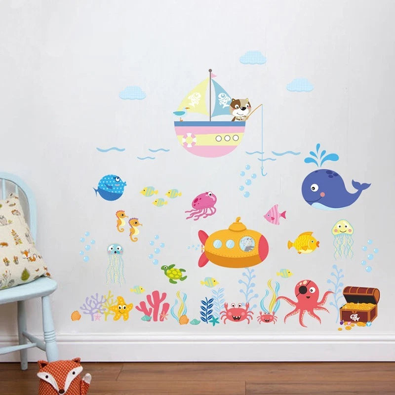 Wall Sticker for Bathroom Bedroom Decor (No Part Numbers)