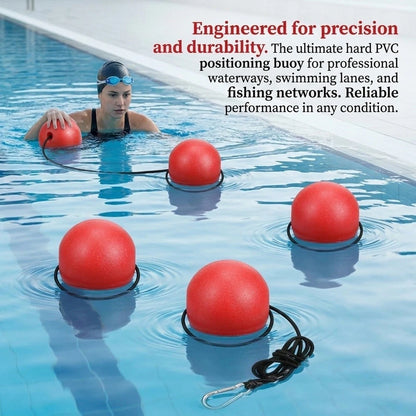 10cm Perforated PVC Anchor Buoy Float for Water Ski Rope Use