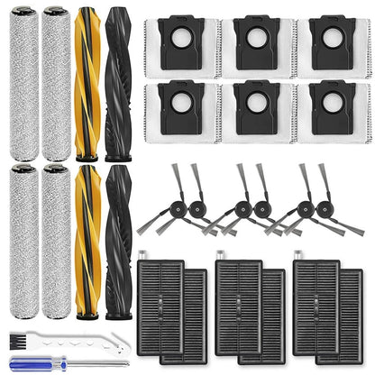 Replacement Brush Filter Kit for Dreame Aqua10 Ultra Vacuum Cleaner