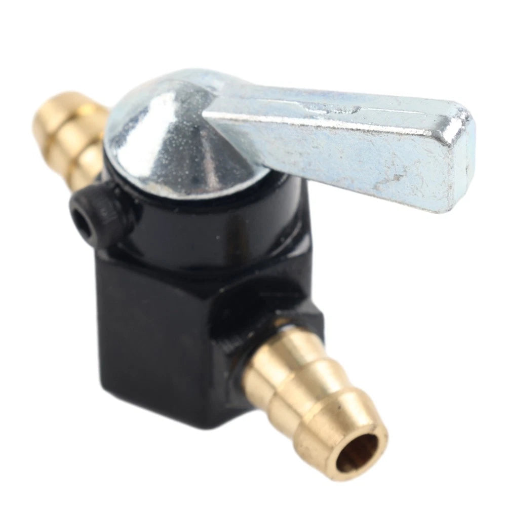 Fuel Tap Petcock for Motorcycle Inline 6mm Black