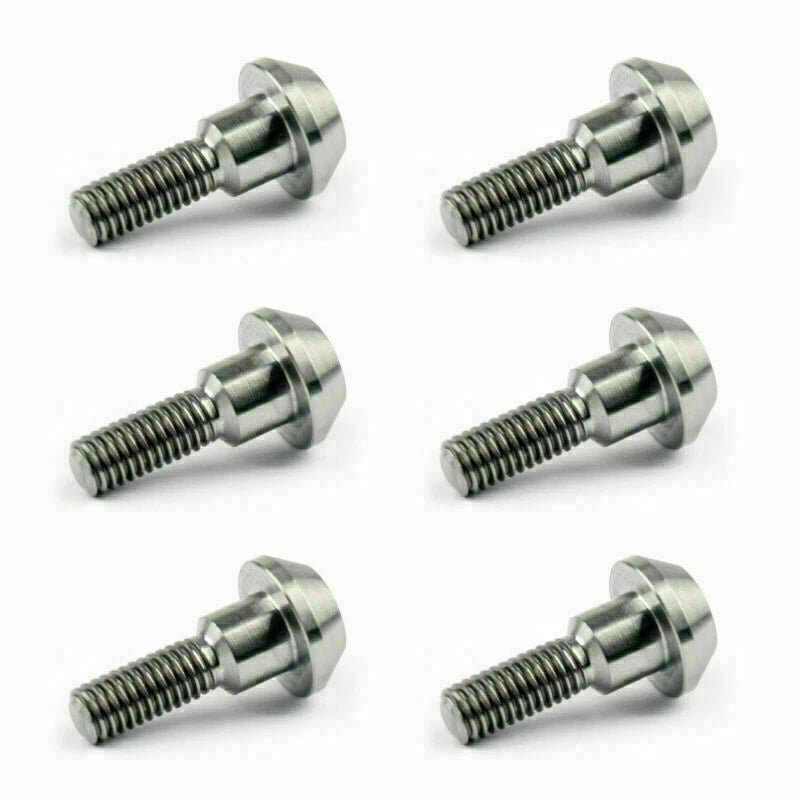 6PCS Brake Rotor Bolt Screw for Suzuki GSXR (M6 x 21mm, T9)