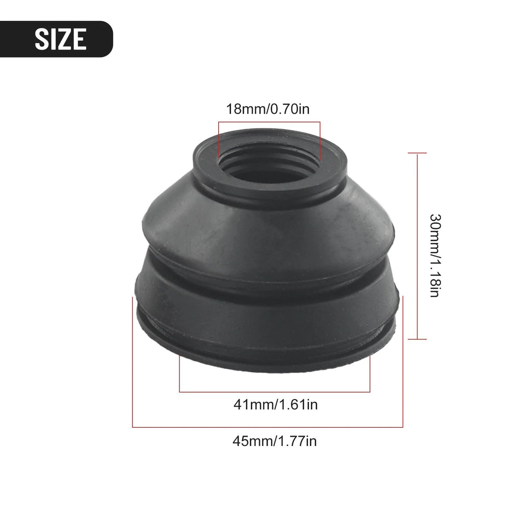 Set of 2 Rubber Dust Boot Covers for Track Rod End & Ball Joint