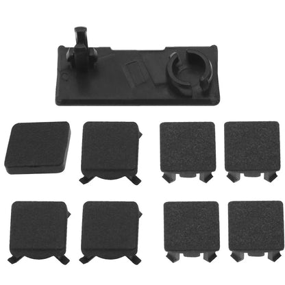 9PCS Rubber Feet Screw Cover for Playstation 3 PS3 Slim (2006–2013)