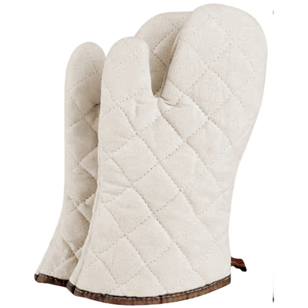 Oven Gloves Heat Resistant for Kitchen Microwave and BBQ Use