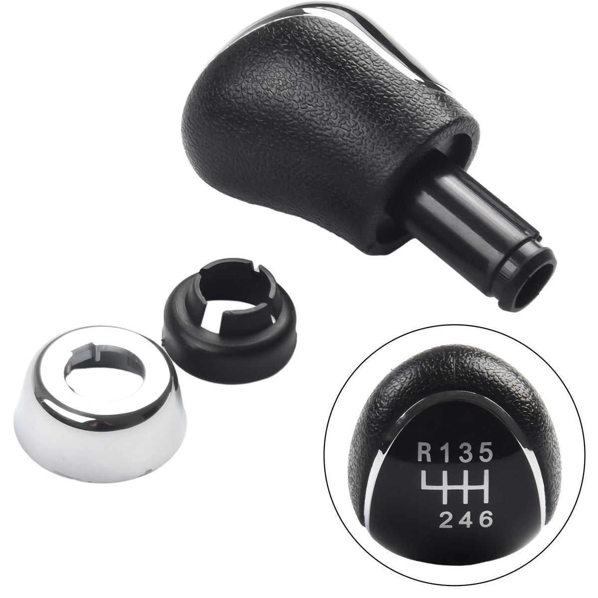 Black Manual Gear Shift Knob for Ford Vehicles
