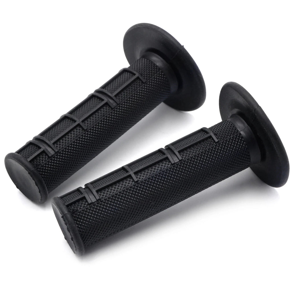 7/8" Handle Bar End Grip for Universal Motorcycle (POE, Gel, Black)