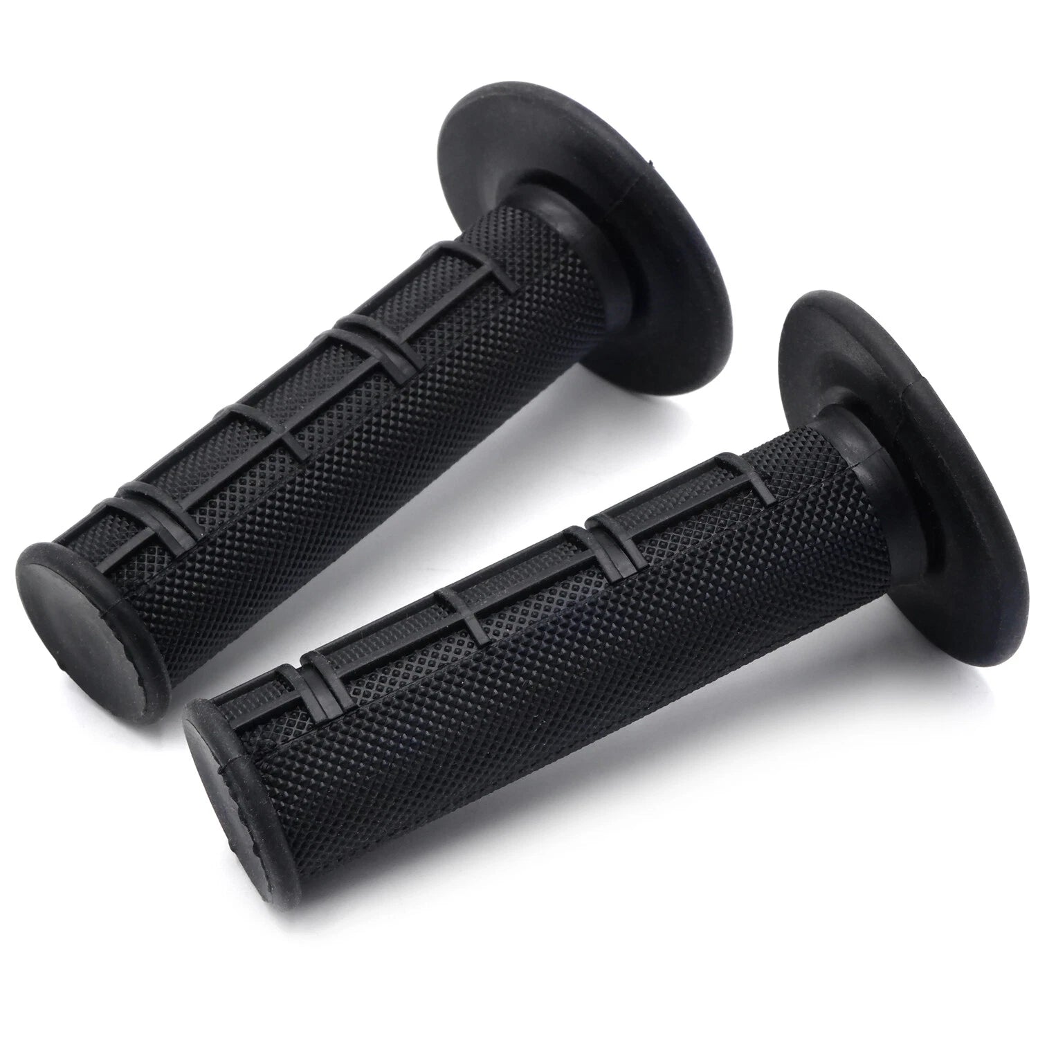 7/8" Handle Bar End Grip for Universal Motorcycle (POE, Gel, Black)