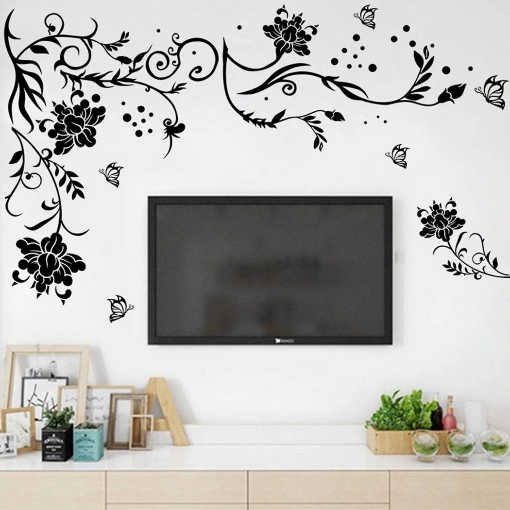 Wall Sticker Butterfly Decals for Home Decor (Removable)