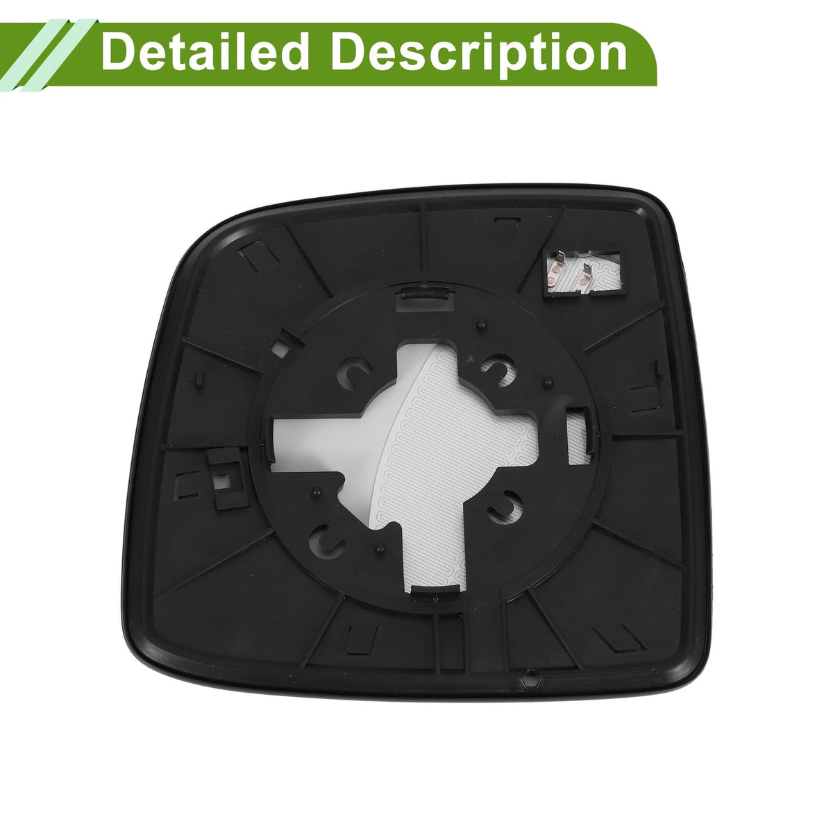 Right Heated Mirror Glass Replacement for Hyundai Grand Wagon/H1