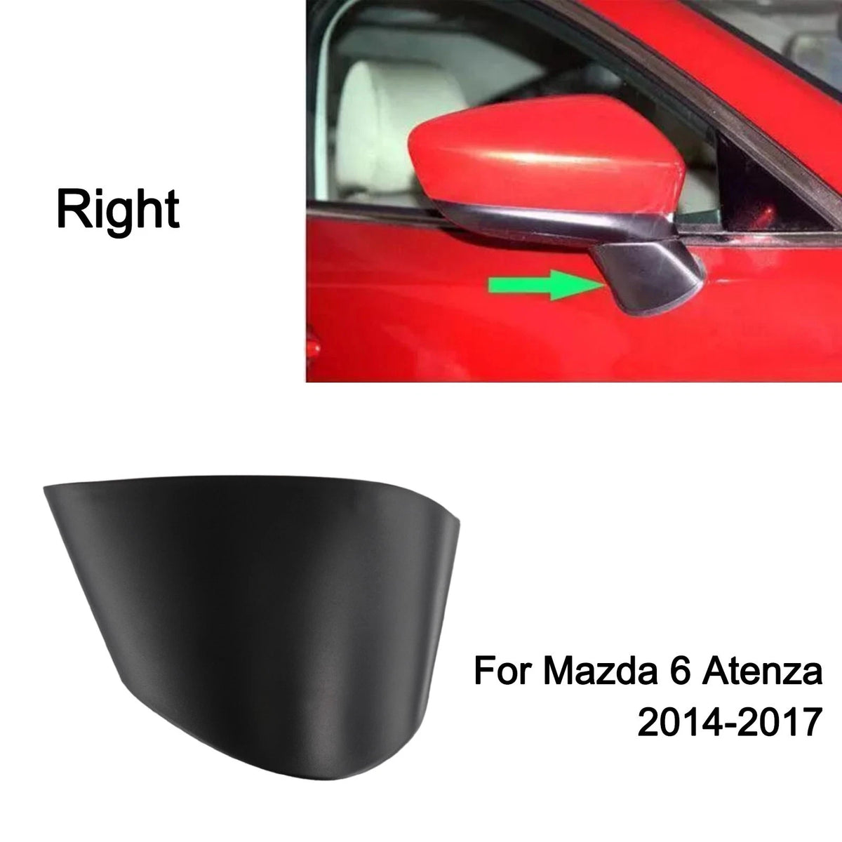 Lower Side Mirror Base Cover for Mazda 6 Atenza (2014–2017)