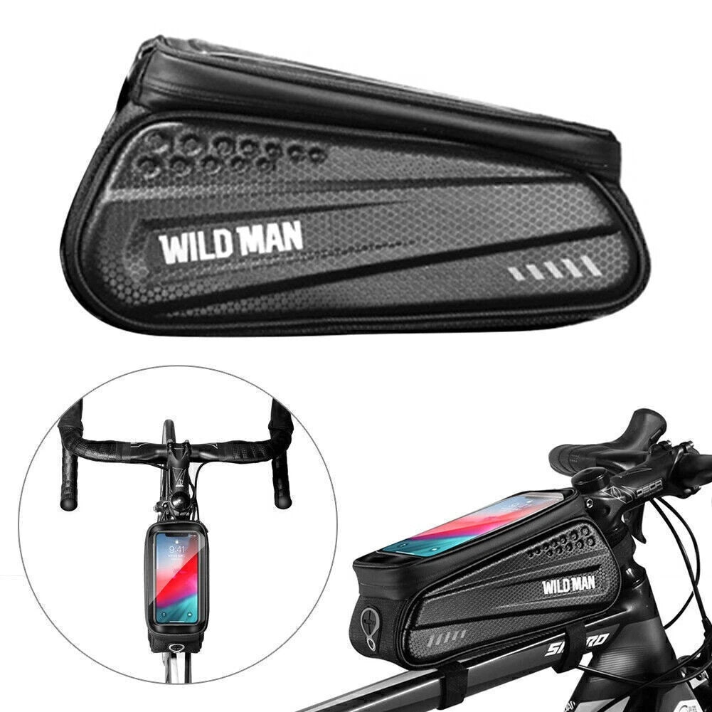 Front Top Tube Frame Bag for MTB Cycling Bike (Waterproof)