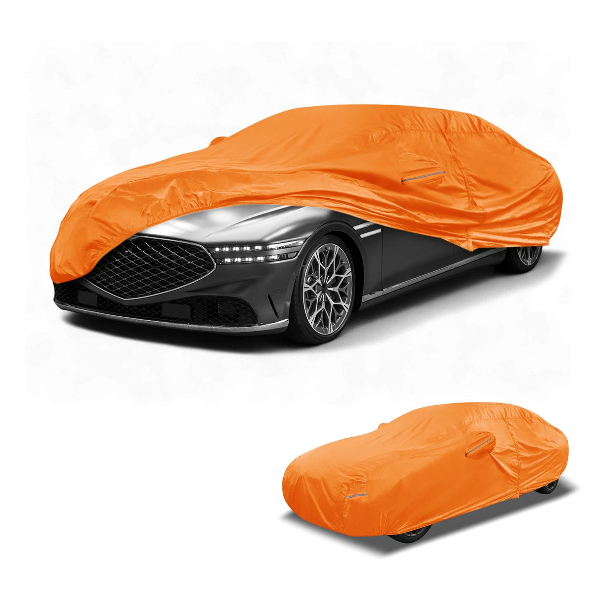 Waterproof Car Cover for Genesis G90 (2017–2023) 210D-PU with Zipper