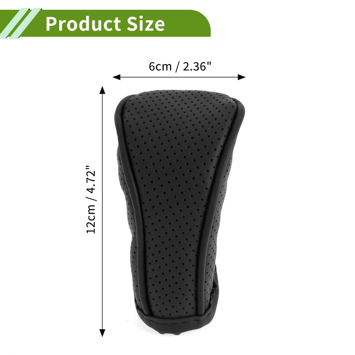 1 Pc Manual Gear Shift Knob Cover for Universal SUV Truck (Black)