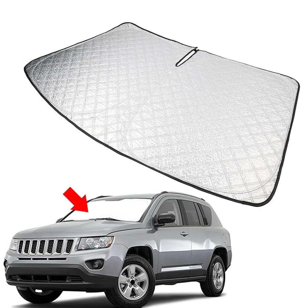 Foldable Windshield Sun Shade for Jeep Compass (2007–2017)