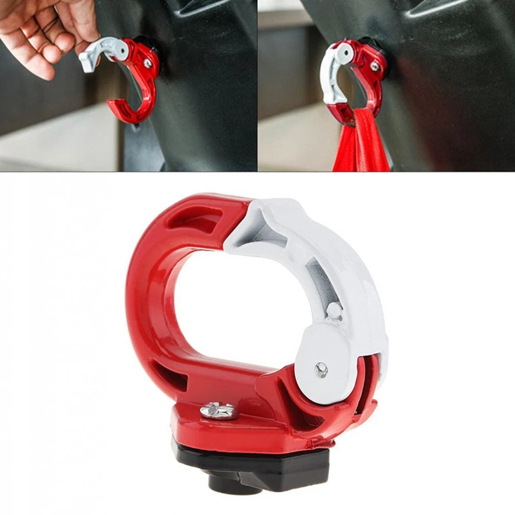 Hanging Solution for Motorcycles Aluminum Double Hook for Helmets and Gear