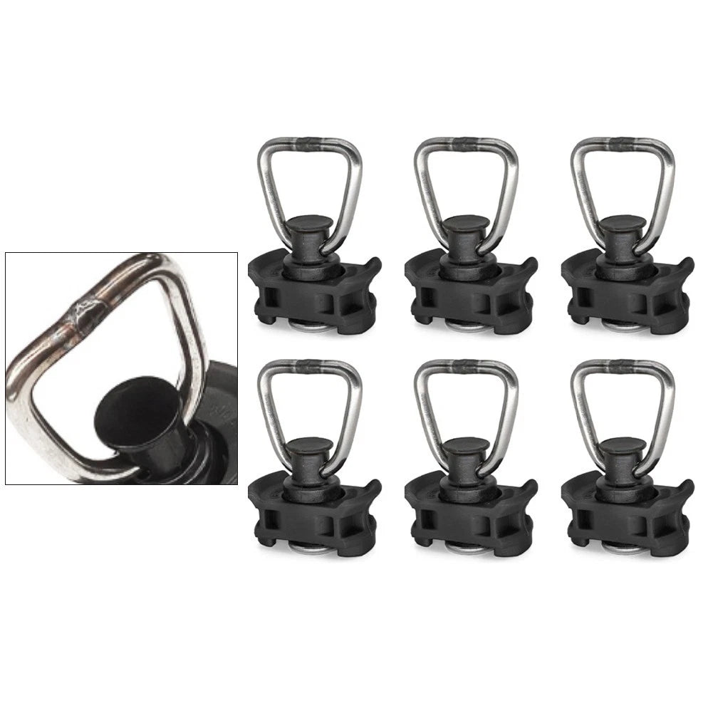 6pcs Stainless Steel Track Lock End Buckles for RV Trailer