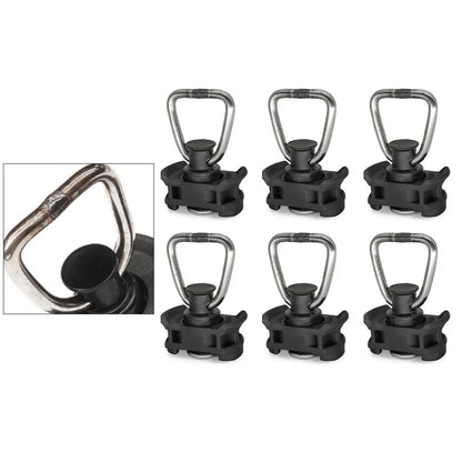6pcs Stainless Steel Track Lock End Buckles for RV Trailer
