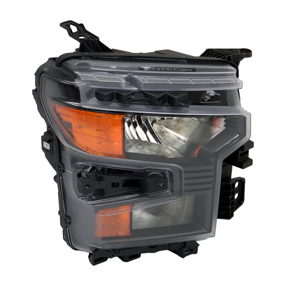 Halogen Headlight for Chevy Silverado 1500 (2022–2024) Passenger Side Black