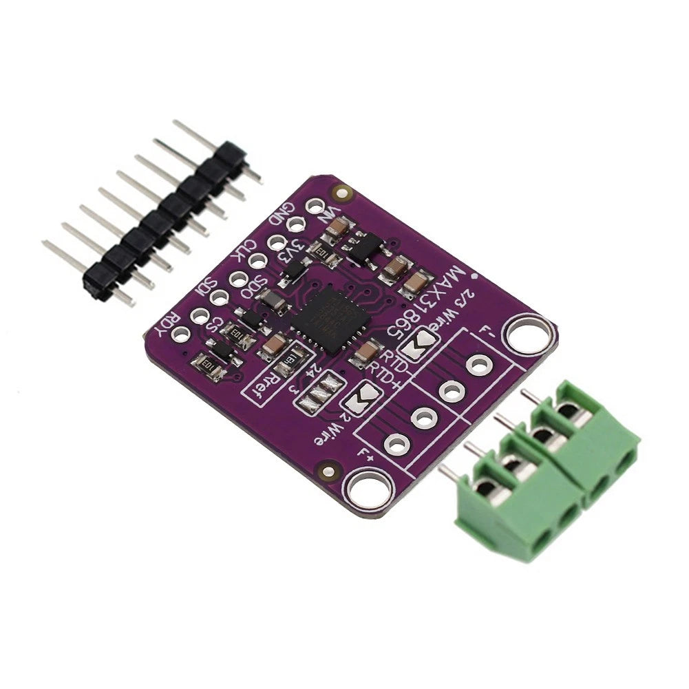 2X MAX31865 Temperature Sensor Module for Various Applications