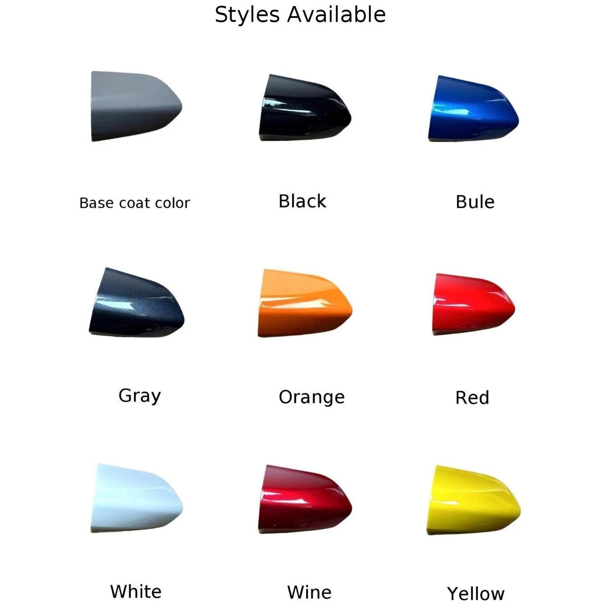 Door Handle Keyhole Cover Cap for Ford Mustang (2015–2020)