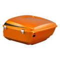 King Trunk for Harley Electra Glide (2014–2025) Scorched Orange/Black Denim
