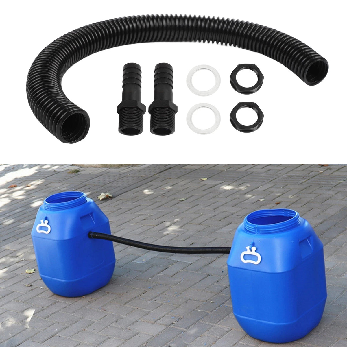 Set of 1 Connectors Accessories 0.5m Hose Extension Kit for Automotive