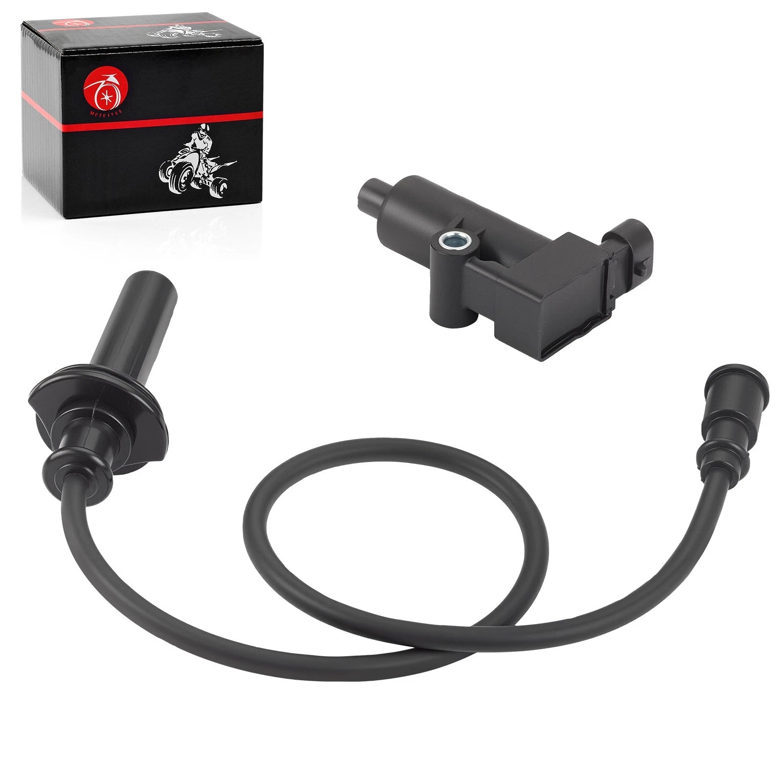 Ignition Coil & Spark Plug Wire for Hisun MSU MAS Coleman Axis Bighorn 700 750 (2010–2023)
