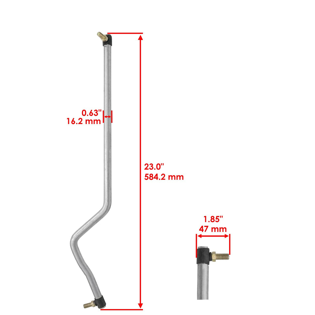 Steering Drag Link Replacement for Craftsman Husqvarna LT120 LT130 LTH120 (2000–2000)