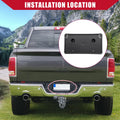 License Plate Frame Bracket for Dodge Ram (2013–2022) Plastic Black