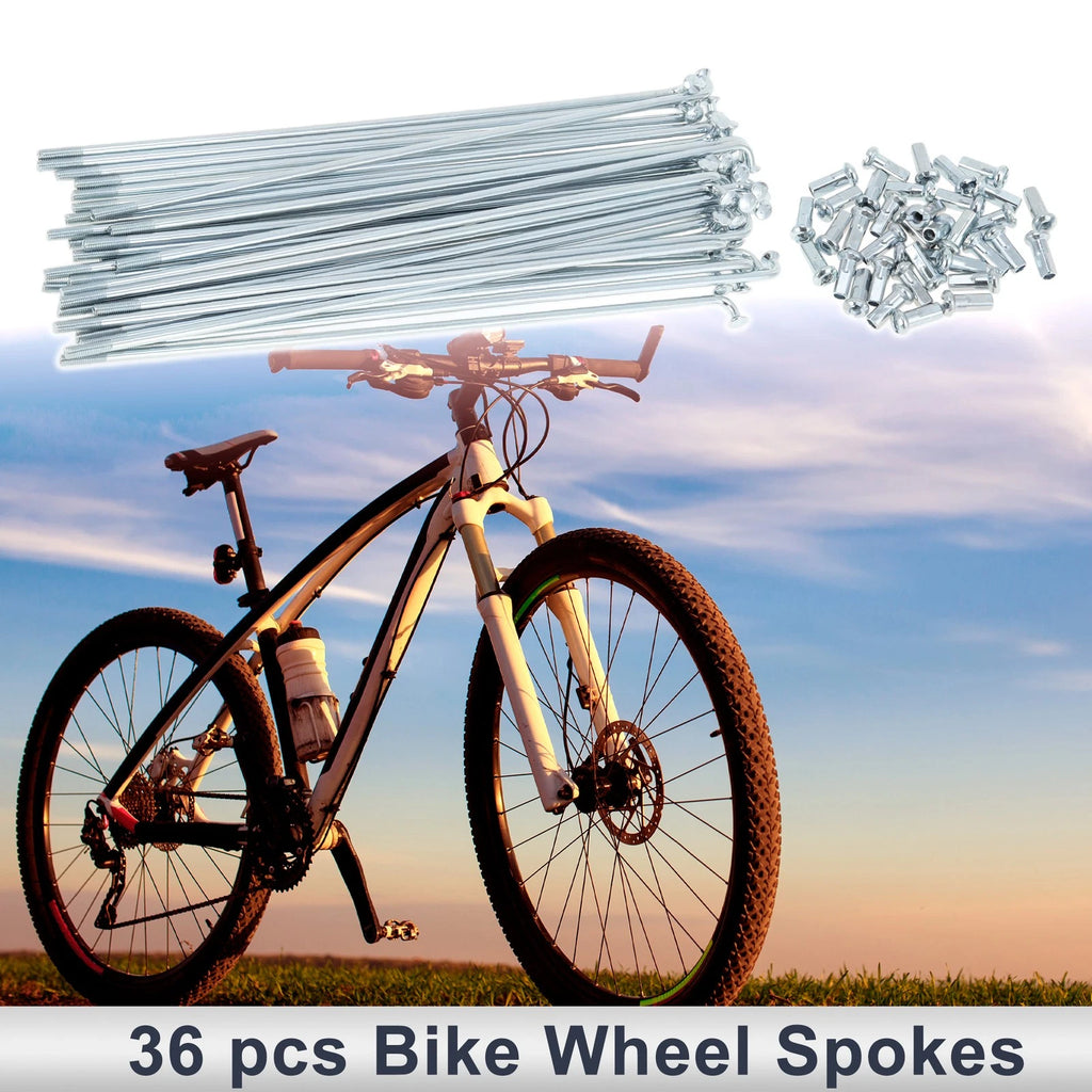 Bicycle Spoke Nipples 12G 163mm Replacement Set for Any Bicycle (N/A–N/A)