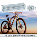 Bicycle Spoke Nipples 12G 163mm Replacement Set for Any Bicycle (N/A–N/A)