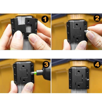 Corner Brackets for Custom Fit Vehicles - Black Finish