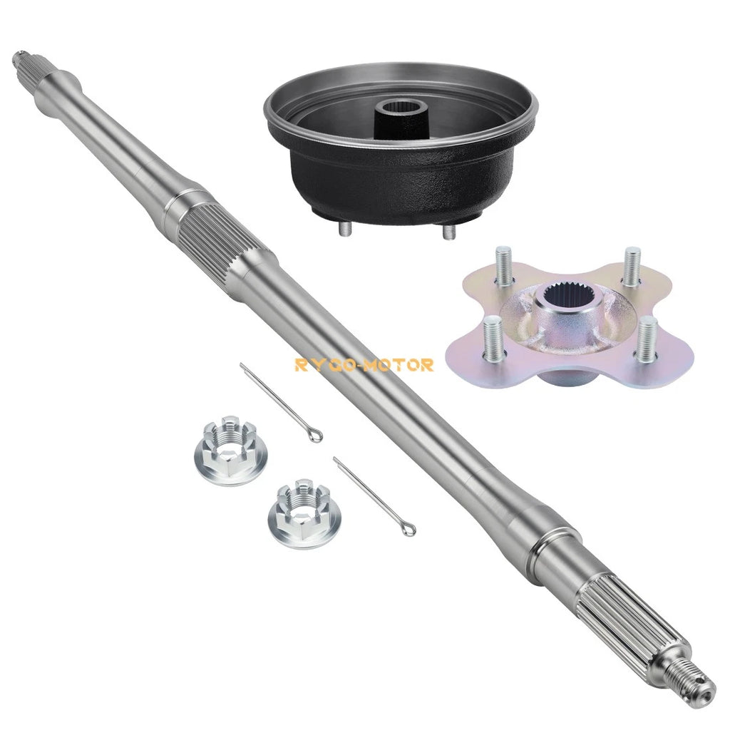 Set of 2 Rear Axle Shaft & Hub for Yamaha Big Bear 350 YFM350FW (1997–1999)