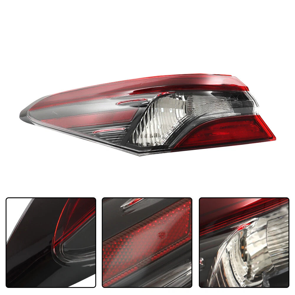 Rear Outer Left Driver Side Halogen Tail Light Lamp for Toyota Camry (2021–2022)