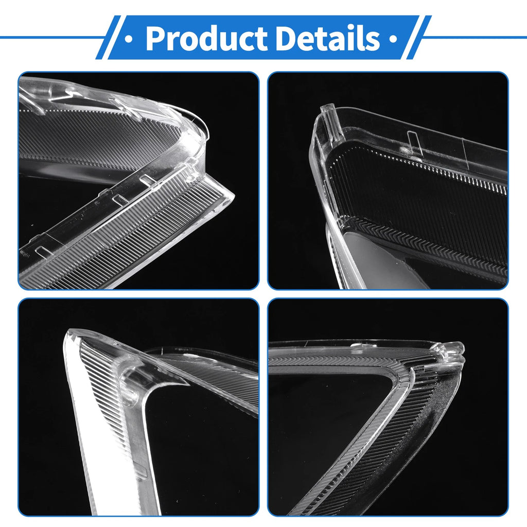 1 Pcs Headlight Lens Cover for Mazda RX-8 (2004–2011) PC Clear