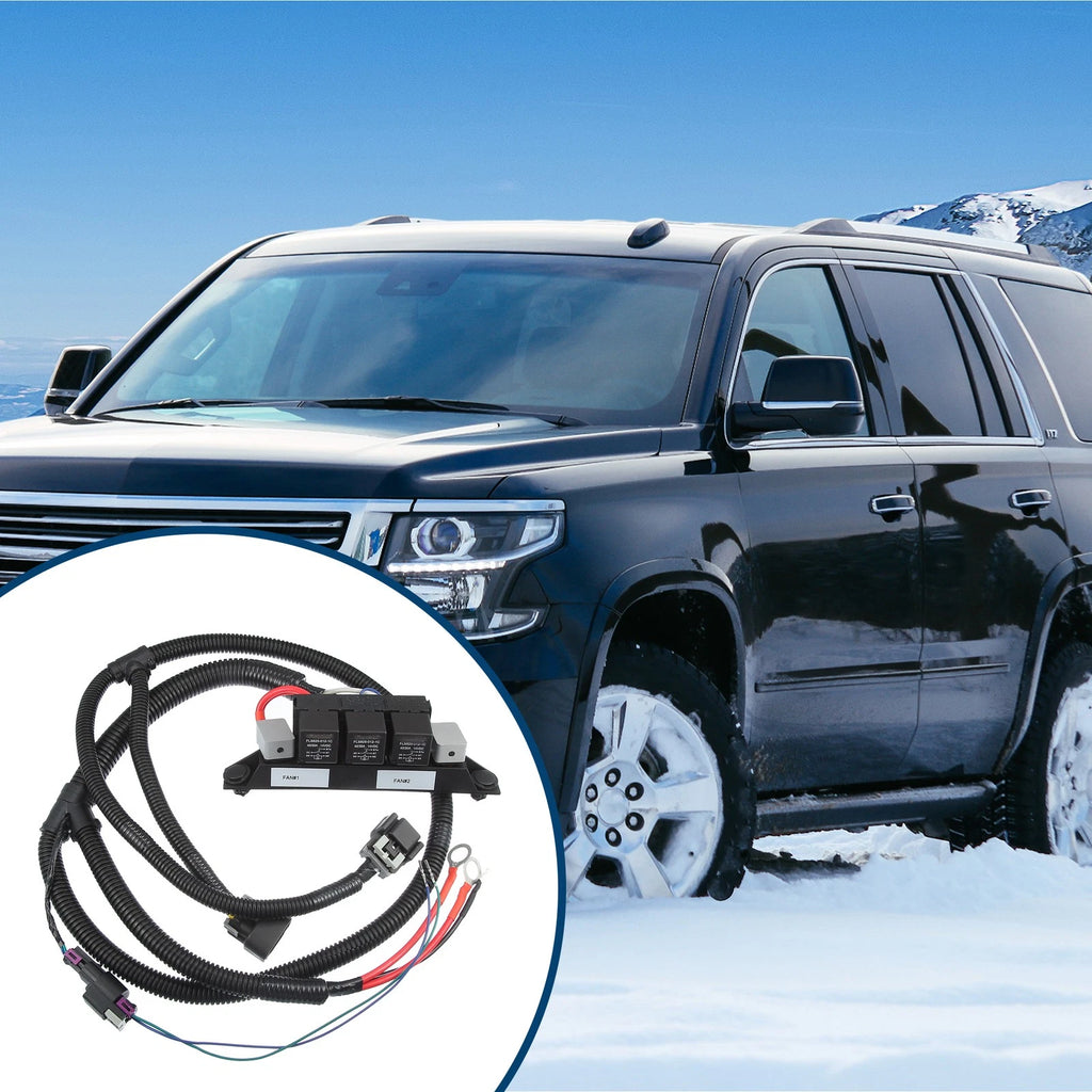 Electric Fan Wire Harness Replacement for Chevy Silverado Suburban Tahoe (1999–2006)