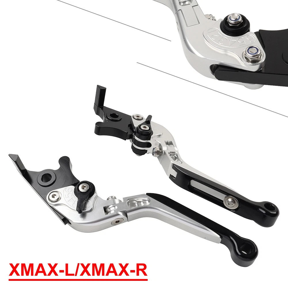 CNC Folding Extendable Brake Clutch Levers for Yamaha XMAX 125/250/300/400 (2015–2022)