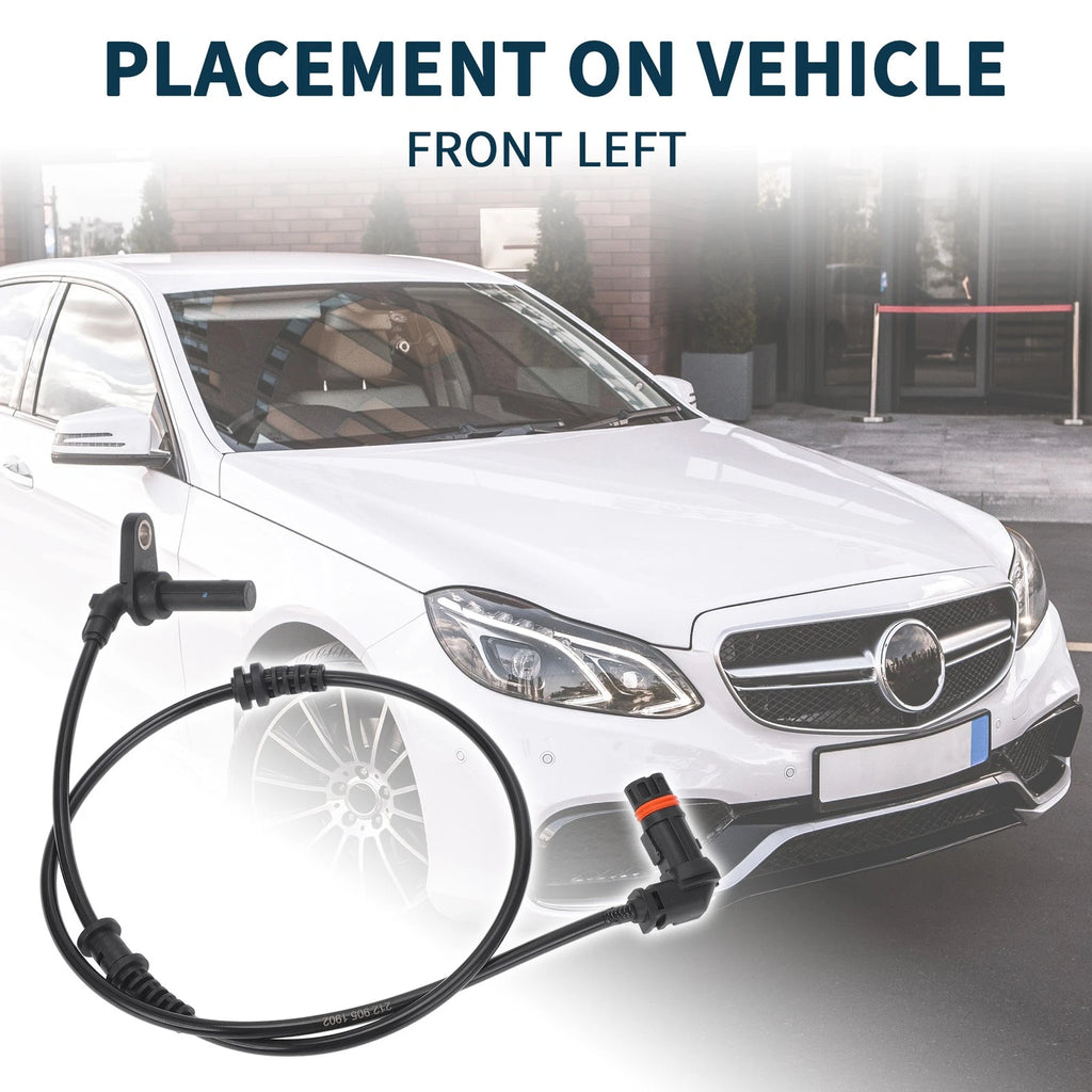 Front Left ABS Wheel Speed Sensor for Mercedes-Benz E-Class W212 (2010–2016)