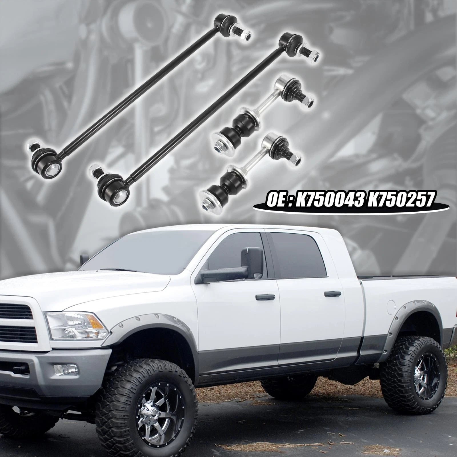 Sway Bar Links Front Rear Heavy Duty Kit for Toyota RAV4 (2006–2018)