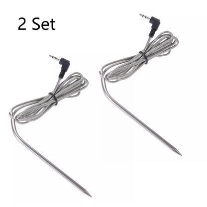 2Pcs Meat Temperature Probe Replace for Camp Chef Smoker Grill Barbecue Tool BBQ