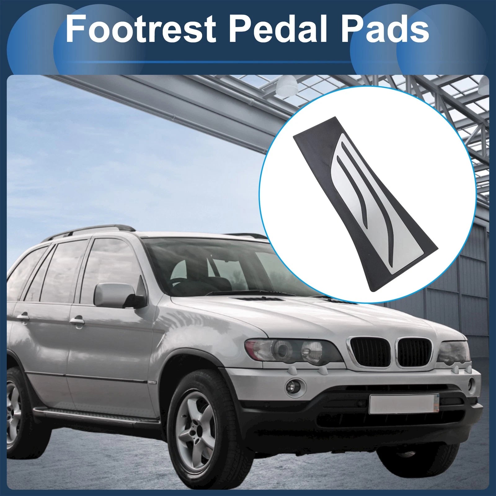 Pedal Cover for BMW X5 Left Driver Side Footrest (2008–2019)