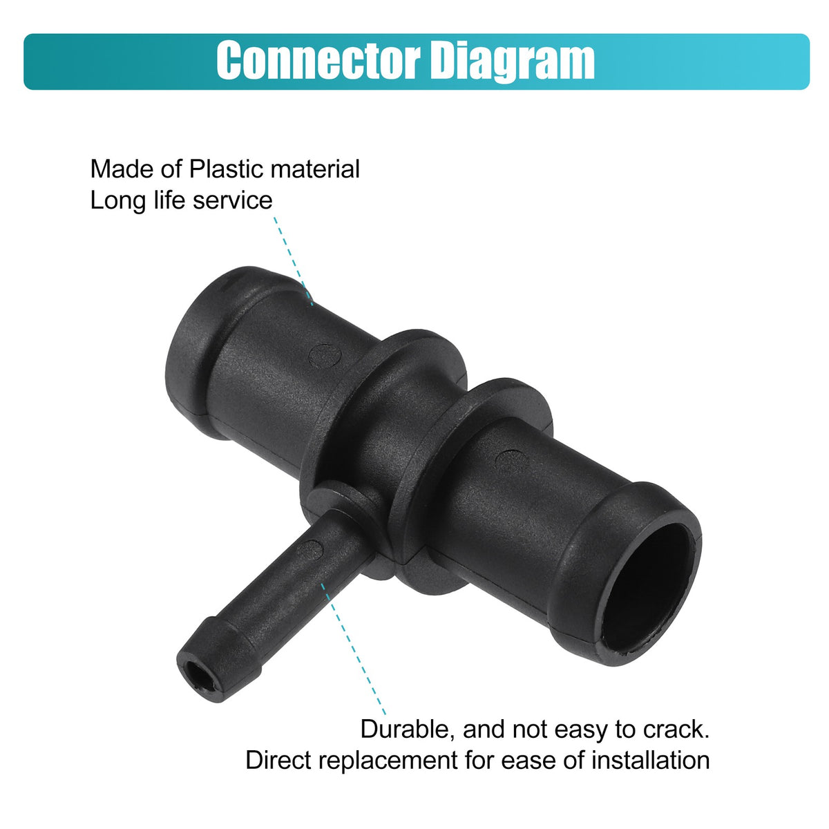 Engine Coolant Hose Connector Replacement for BMW MINI Cooper S R53 (2002–2006)