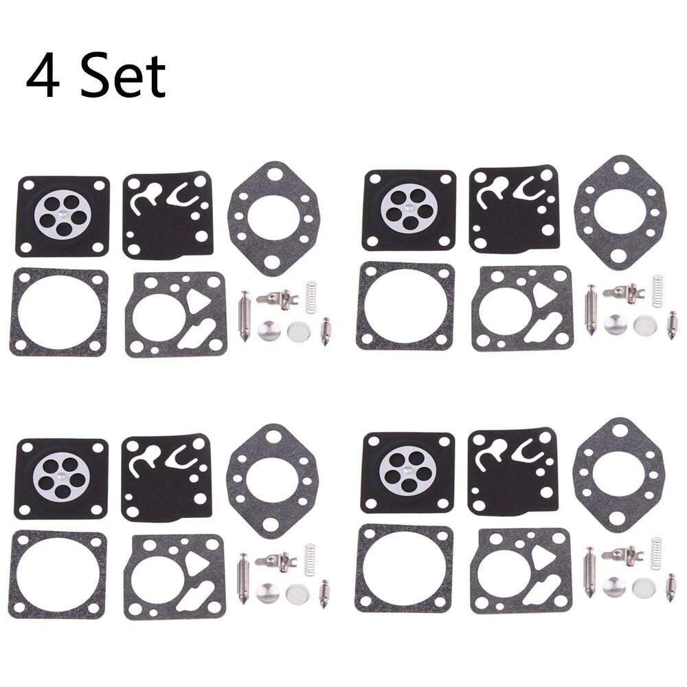 Set of 4 Carburetor Rebuild Kits for Stihl 020 024 028 (RK-13HU RK-14HU)