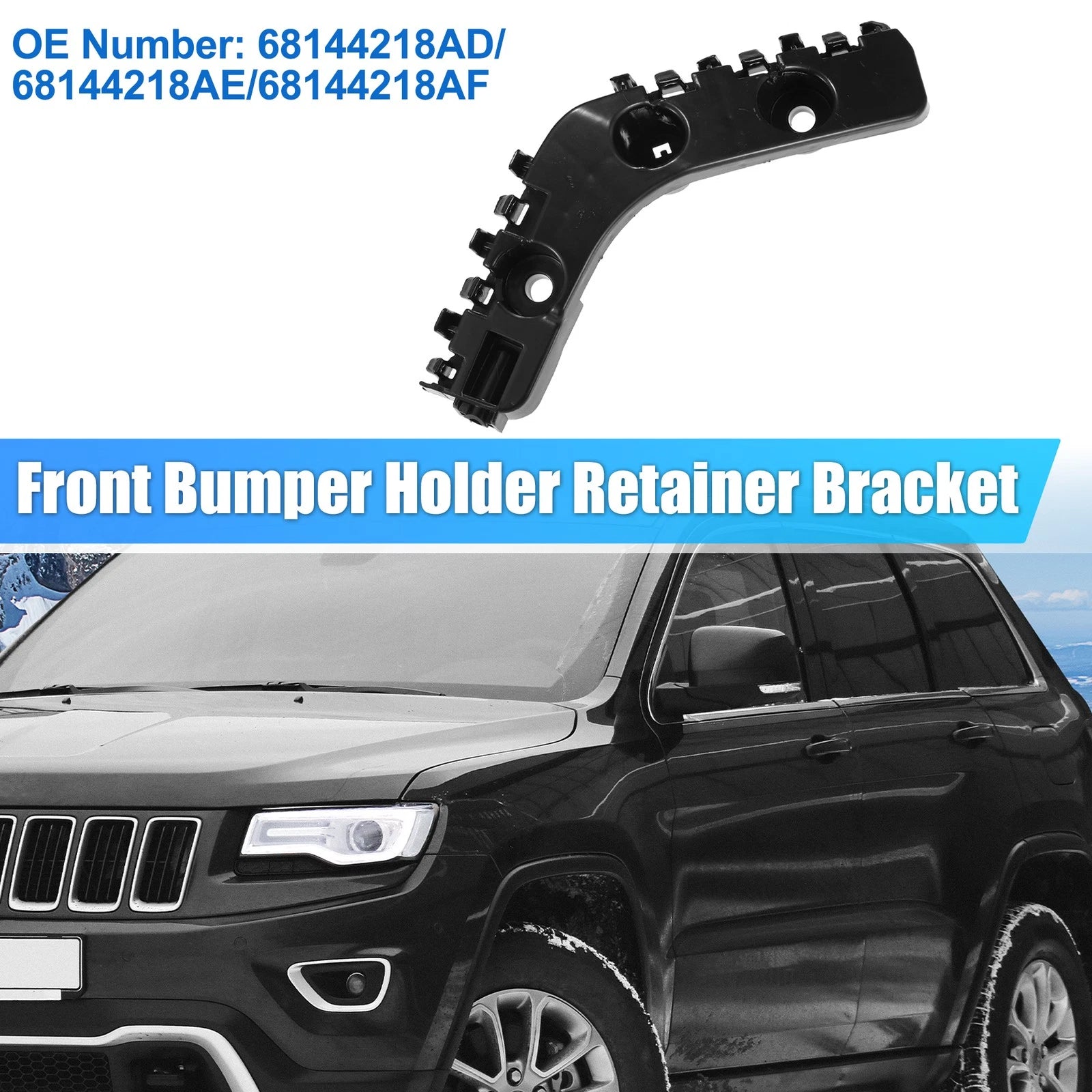 Front Right Bumper Mounting Support Bracket 68144218AE for Jeep Grand Cherokee (2011–2021)