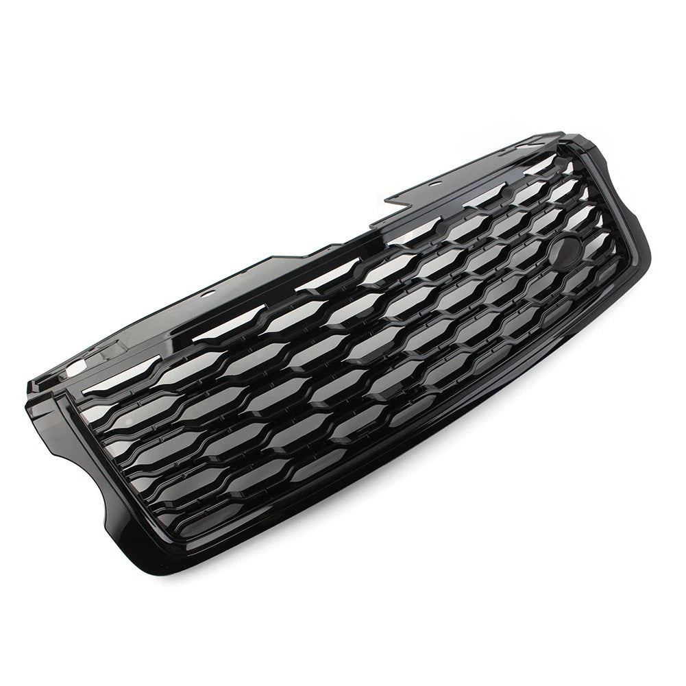Front Center Radiator Upper Grille Glossy Black for Range Rover Vogue (2013–2017)
