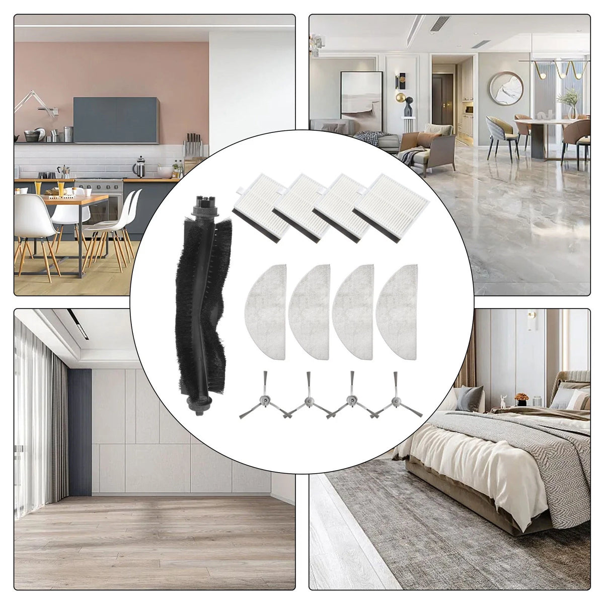 Mop Cloths and Filter Set for Hoover HG4 Vacuum Models