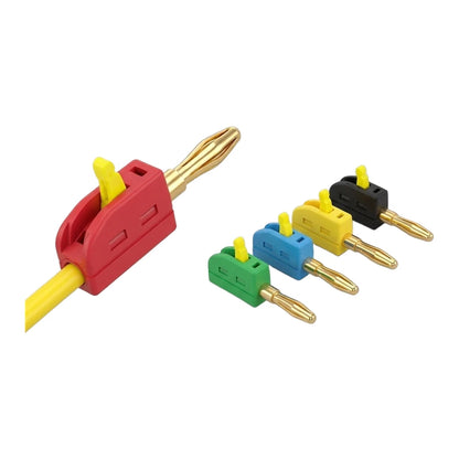 10pcs 4mm Gold Plated Quick Connect Speaker Connectors