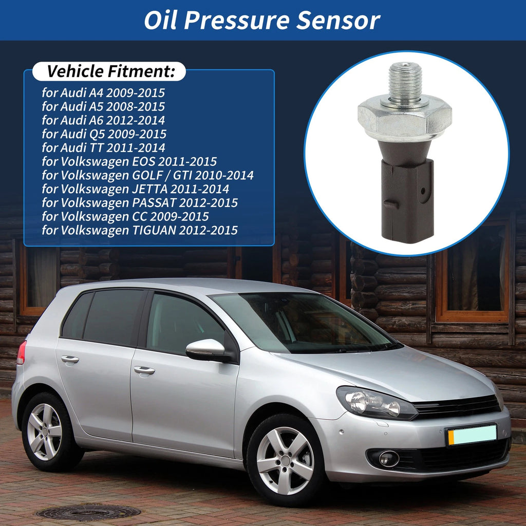 Oil Pressure Sensor OEM Replacement for Audi A4 A5 Volkswagen Golf Jetta (2005–2015)