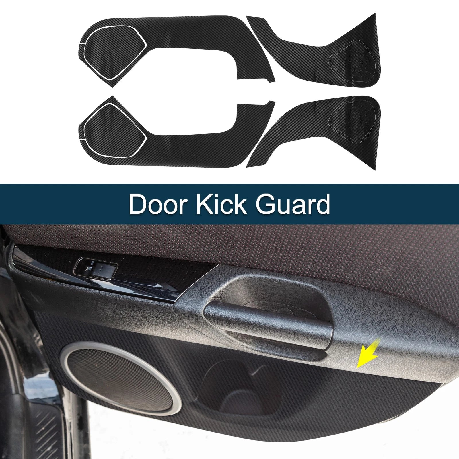 Door Kick Guard Replacement for Mazda 3 Axela 2017–2019 Front Rear Side