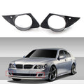 Fog Light Lamp Covers for BMW E65 E66 750i 760Li (2006–2008) Black